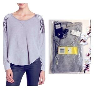 🌼LUCKY BRAND TERMAL TEXTUAL Top (G8)
